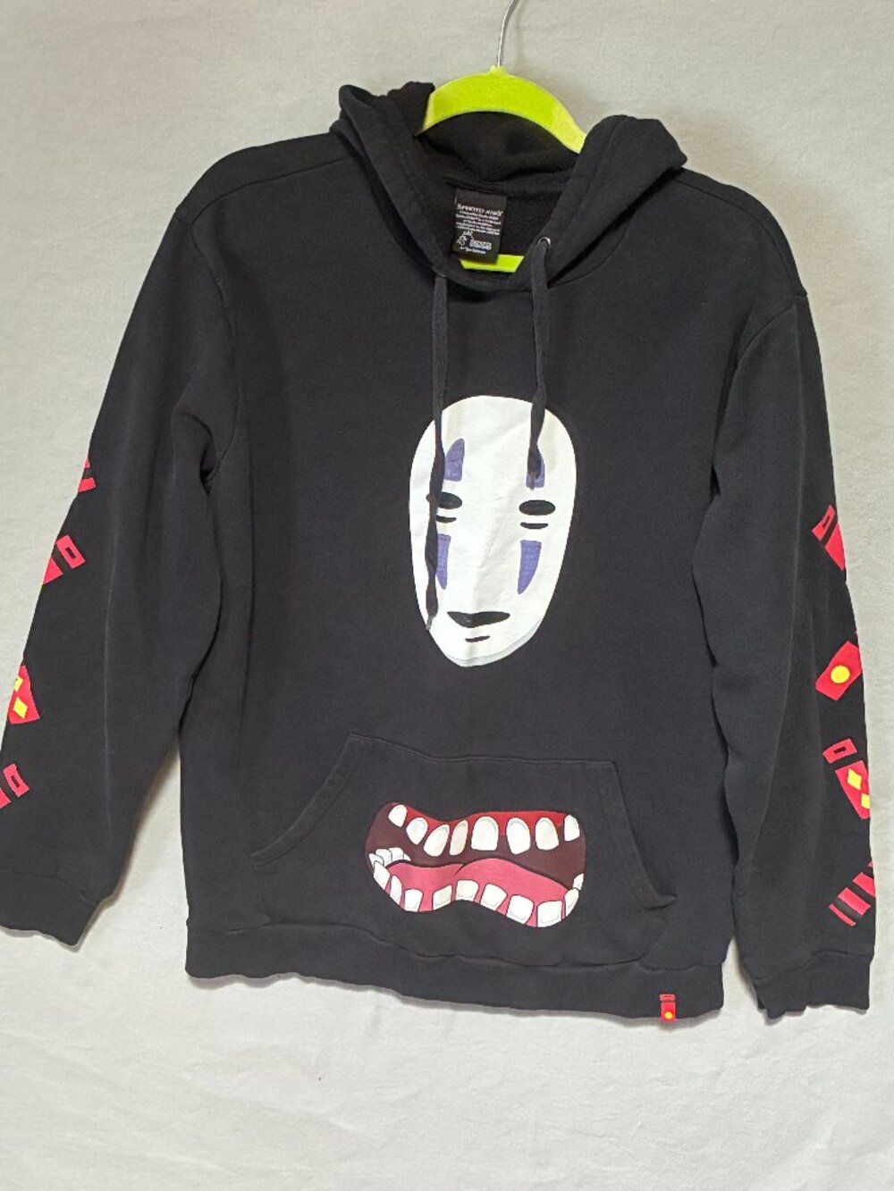 Her Universe Spirited Away No Face Hoodie Black Studio Ghibli Large Japan Anime